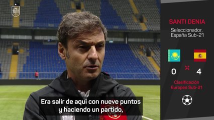 Santi Denia, tras la goleada a Kazajistán: "Objetivo cumplido"