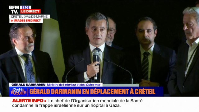 Gérald Darmanin à la communauté juive: N'ayez pas peur (...) personne ne touchera à un cheveu d'un juif de France sans attendre la réponse foudroyante de l'État