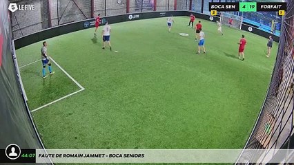 Faute de Romain JAMMET - BOCA SENIORS