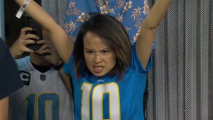 Excited Chargers fan becomes instant ‘Monday Night Football’ icon as conspiracy theories fly