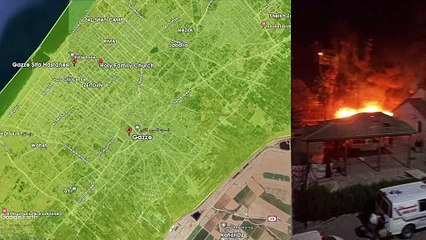 Israel Hits Hospital in Gaza, At Least 500 Dead.