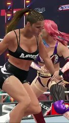 Asuka's Winning Move Outsmarting Ronda Rousey in WWE 2K23