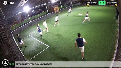 But de Baptiste Pella - LES GONES