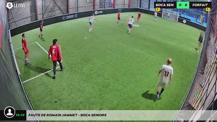 Faute de Romain JAMMET - BOCA SENIORS