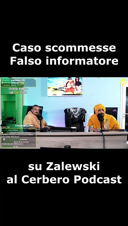 Zalewski, la fonte di Corona al Cerbero Podcast