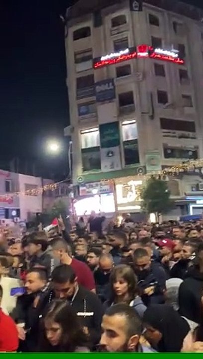هتافات في رام الله الآن