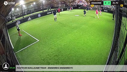 Faute de Guillaume Tran - SIMMONS & SIMMONS FC