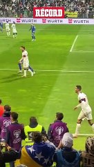 Cristiano Ronaldo es atacado y herido en pleno partido de Portugal vs Bosonia