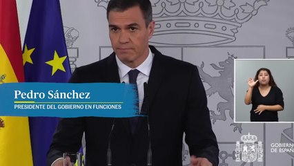 Download Video: Sánchez exige la “liberación inmediata de todos los rehenes en poder de Hamás