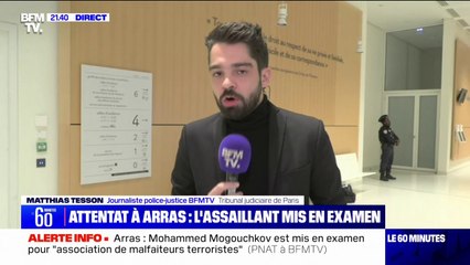 Скачать видео: Attentat d'Arras: l'assaillant mis en examen pour assassinat, tentative d'assassinat en relation avec une entreprise terroriste et association de malfaiteurs terroriste criminelle