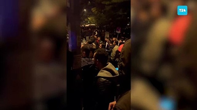 Ankara'da İsrail'in Gazze'deki hastane saldırısı protesto ediliyor