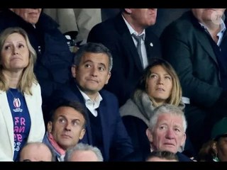 Rare apparition avec sa femme Rose-Marie pour soutenir le XV de France