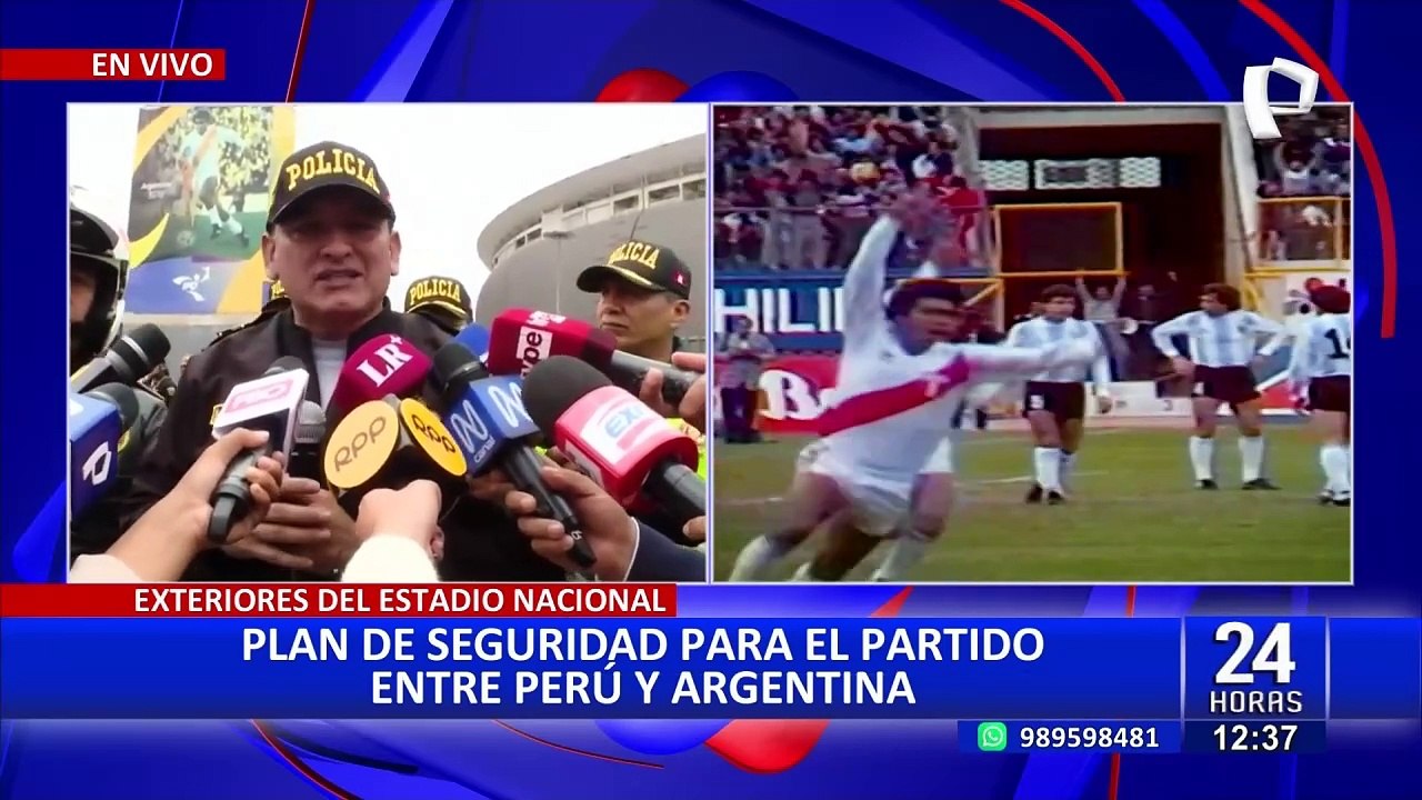 Perú vs Argentina: Cerca de 1700 policías brindarán seguridad en exteriores del Nacional