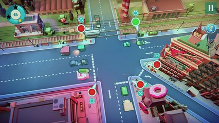 Urban Flow Gameplay Almost Hit Train