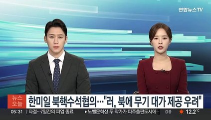 한미일 북핵수석협의…"러, 북에 무기 대가 제공 우려"