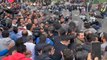 Reportan enfrentamiento entre policías y manifestantes del PJF en Insurgentes Sur