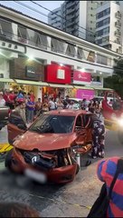Colisão entre veículos deixa feridos em Boa Viagem, Zona Sul do Recife