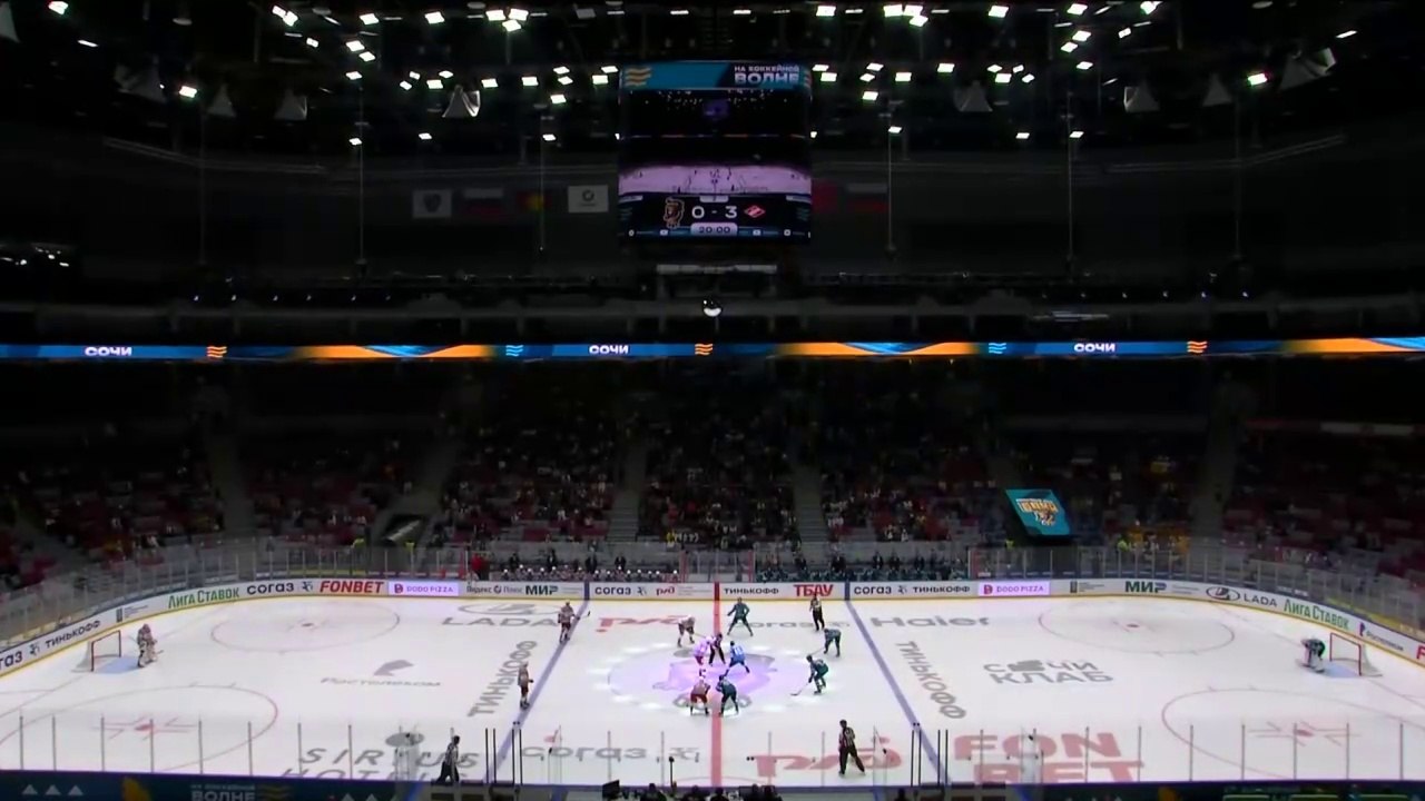 KHL - HC Sochi - Spartak Moscow - 16.10.2023 - Period 3