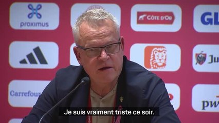 Belgique vs. Suède - Andersson : "Dans quel monde vivons-nous ?"