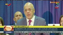 Jorge Rodríguez anuncia proceso de consulta con otros sectores de las oposiciones venezolanas