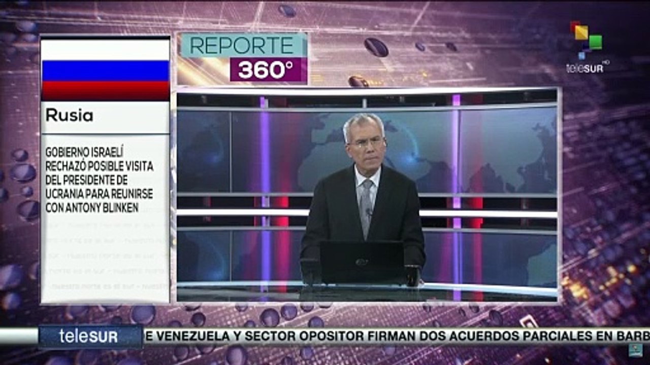 Gobierno israelí rechazó posible visita del pdte. Zelenski para reunirse con Antony Blinken