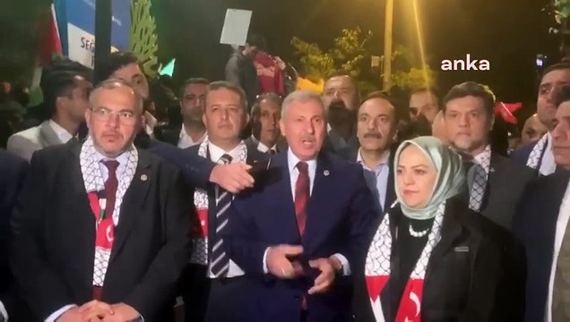 Saadet Partisi - Gelecek Partisi Ortak TBMM Grubu İsrail'in Gazze'deki saldırısını protesto etti