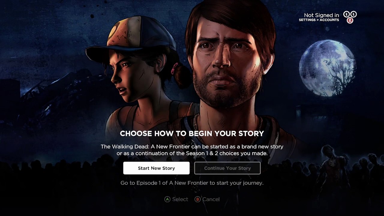 The Walking Dead  A New Frontier episode one Part 1 XBOX ONE X Gameplay