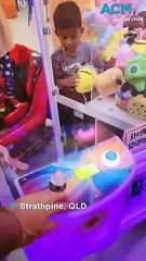 Mini Minion Mastermind: 4-year-old stuck in Claw Machine