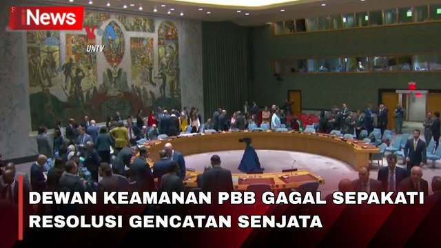 Dewan Keamanan PBB Gagal Sepakati Resolusi Gencatan Senjata Antara Israel dan Hamas