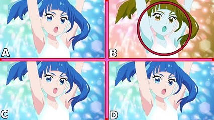 ひろがるスカイプリキュアしきさいプリキュアひとつだけ色の違う絵を見つけられるかなひろプリgüzel Kür光之美少女프리큐어بريكور