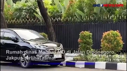 Jelang Pengumuman Cawapres Ganjar, Begini Situasi Rumah Dinas Mahfud MD Pagi Ini