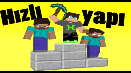 Minecraft Yeni MiniGames (Speedbuild)Hızlı Yapı Kapışması Bölüm 6