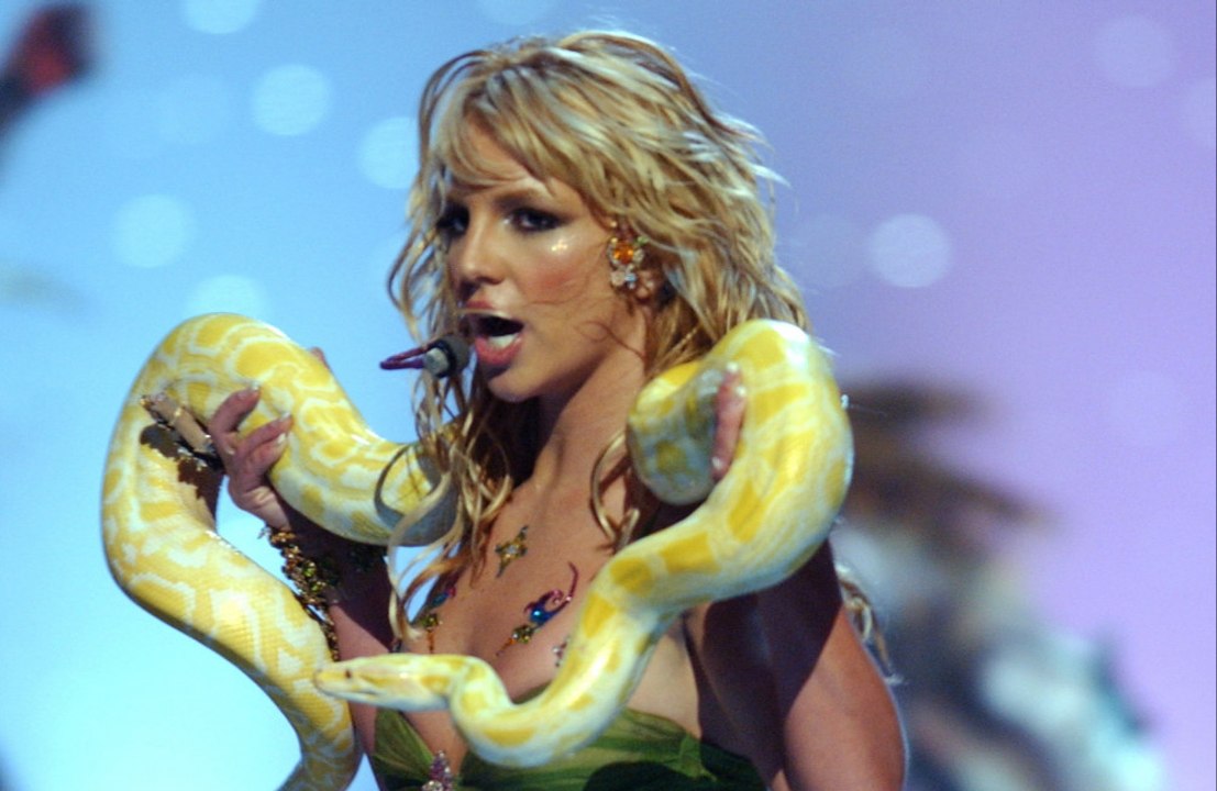 Britney Spears was terrified she'd be killed by a snake at the MTV Video Music Awards