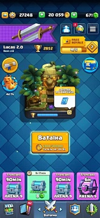 Clash Royale #7 - Coletando Recompensas do Progresso