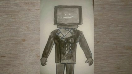 How to draw TV Man(Skibidi toilets)