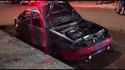 Polo com placas de Santa Terezinha  é destruído em incêndio suspeito no Brasmadeira