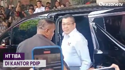 HT Tiba di Kantor PDIP Hadiri Pengumuman Cawapres Ganjar