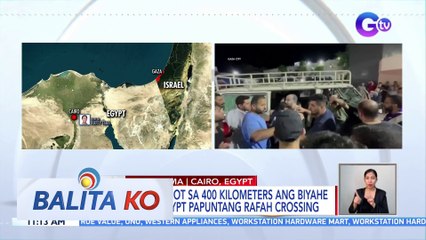 Update sa isasagawang repatriation ng mga Pilipino mula sa Gaza | Balita Ko