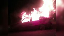 Imagens mostram Polo tomado pelas chamas no bairro Brasmadeira; PM suspeita de incêndio criminoso