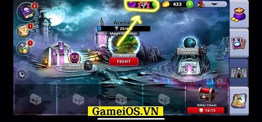 Cách kiếm nhiều Tiền trong Necropolis Story of Lich iOS