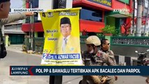 Satpol PP & Bawaslu Tertibkan APK Bacaleg dan Partai Politik