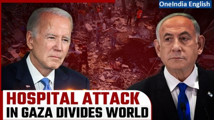 Report: Biden's Visit Amidst Gaza Hospital Tragedy and International Outcry | Oneindia News