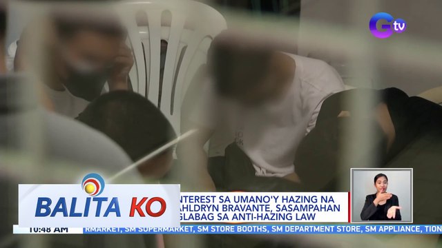 4 persons of interest sa umano'y hazing na ikinamatay ni Ahldryn Bravante, sasampahan ng kasong paglabag sa Anti-Hazing Law | BK