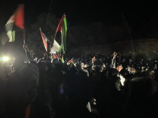 İsrail protestosu sırasında bir grup Kürecik Radar Üssü'ne gitmek istedi