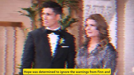 Finn stops Hope and Thomas's wedding The Bold and the Beautiful Spoilers