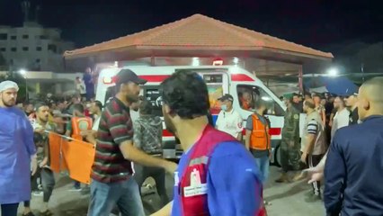 Protestas tras ataque a un hospital en la Franja de Gaza
