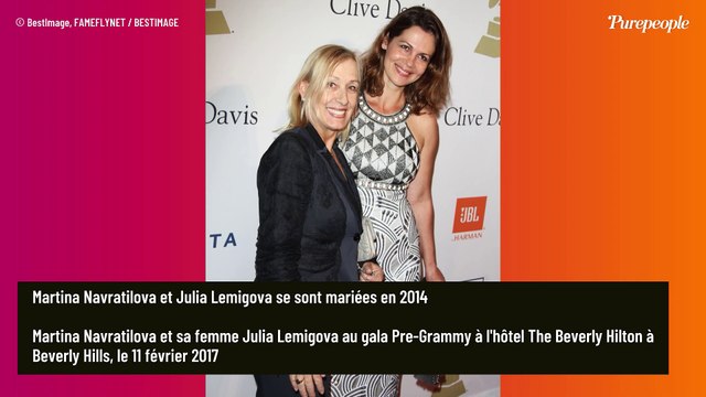 PHOTOS Martina Navratilova mariée à Julia depuis 9 ans : une sublime ex-top model et Miss