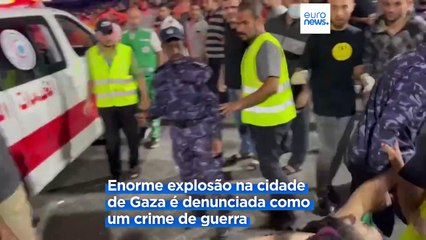 Mais de 500 mortos após bombardeamento de hospital em Gaza