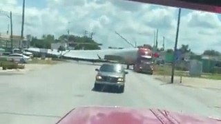 truck hit by train