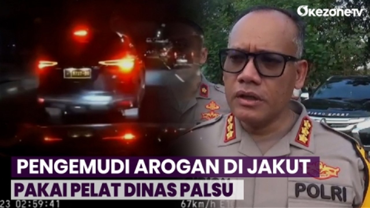 Pengemudi Fortuner Berpelat Polri Ngamuk di Jakut, Polisi Pastikan Pengemudi Pakai Pelat Dinas Palsu